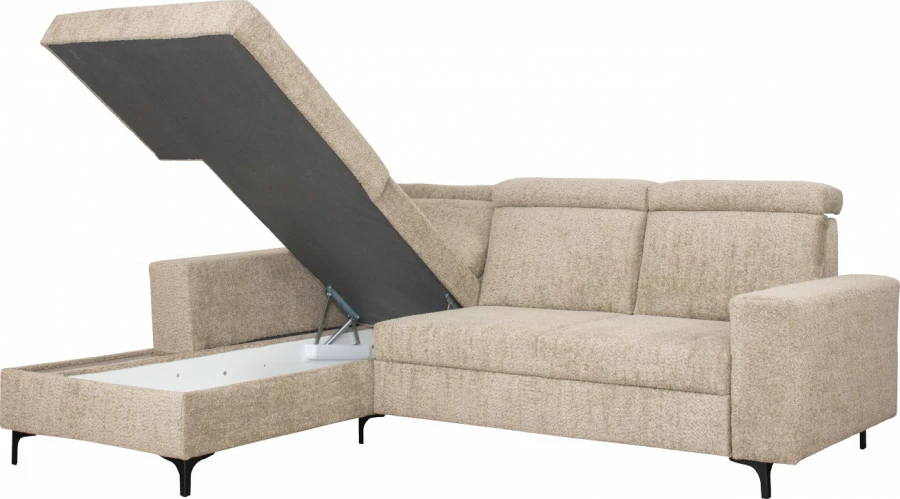 Narożnik Sydney (boucle cappuccino) lewy