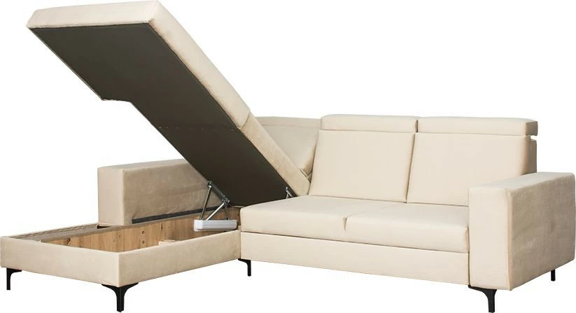 Narożnik Sydney (plusz beż) lewy