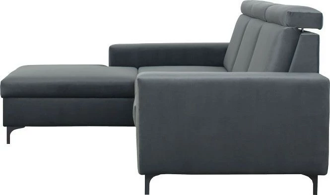 Narożnik Sydney (plusz grafit) lewy 