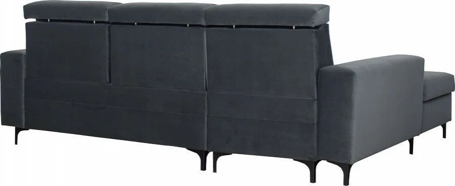 Narożnik Sydney (plusz grafit) lewy