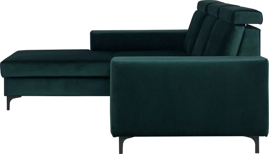 Narożnik Sydney (plusz zieleń) lewy