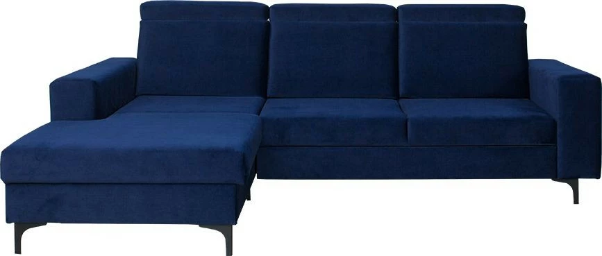 Narożnik Sydney (plusz granat) lewy 