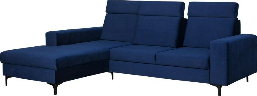 Narożnik Sydney (plusz granat) lewy 