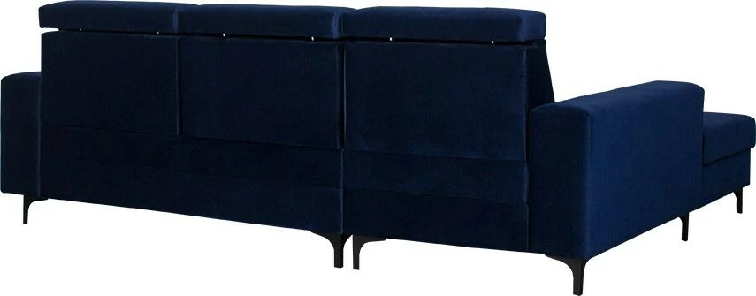 Narożnik Sydney (plusz granat) lewy 