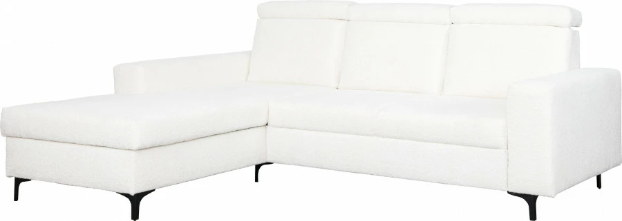 Narożnik Sydney (boucle kremowy) lewy