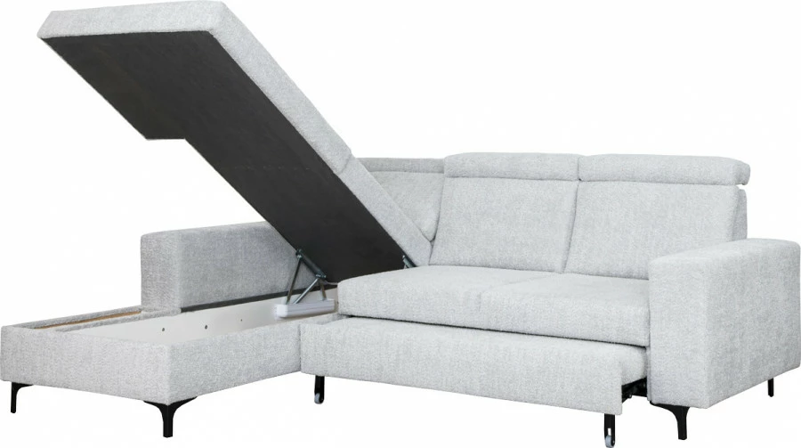 Narożnik Sydney (boucle szary) lewy