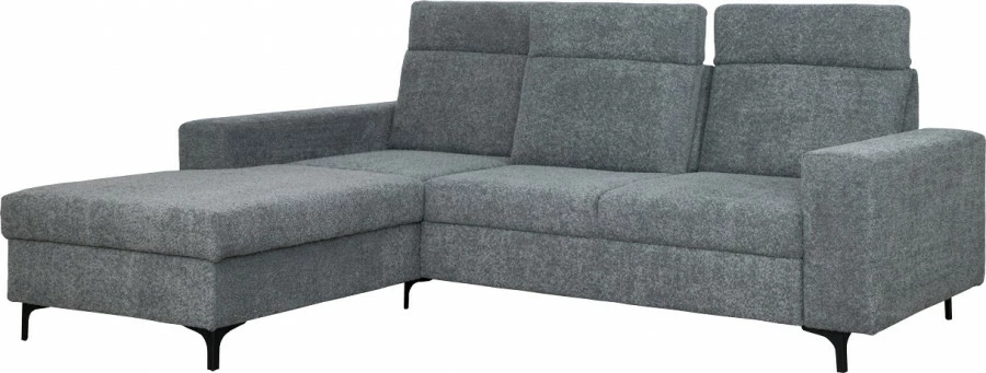 Narożnik Sydney (boucle grafit) lewy 