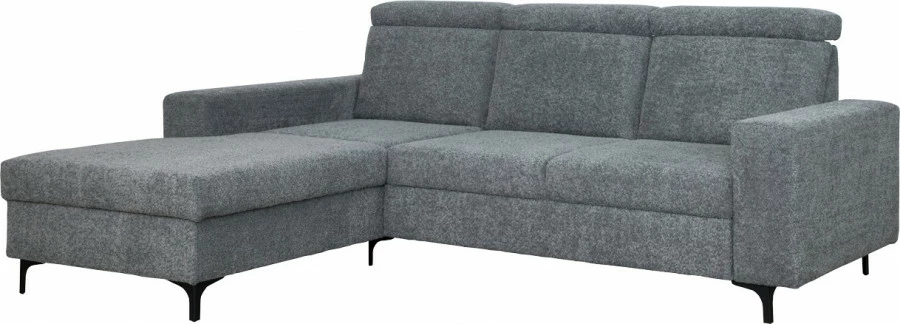 Narożnik Sydney (boucle grafit) lewy 