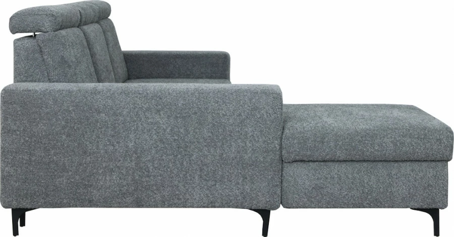 Narożnik Sydney (boucle grafit) lewy