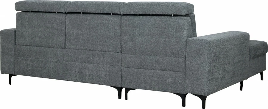 Narożnik Sydney (boucle grafit) lewy 