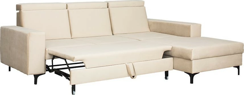 Narożnik Sydney (plusz beż) prawy