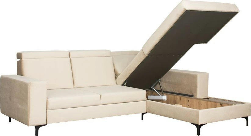 Narożnik Sydney (plusz beż) prawy