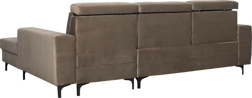 Narożnik Sydney (plusz brąz) prawy