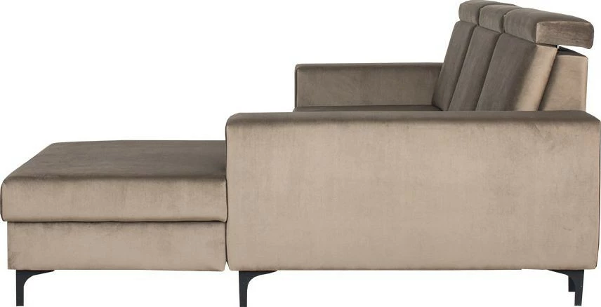 Narożnik Sydney (plusz brąz) prawy 