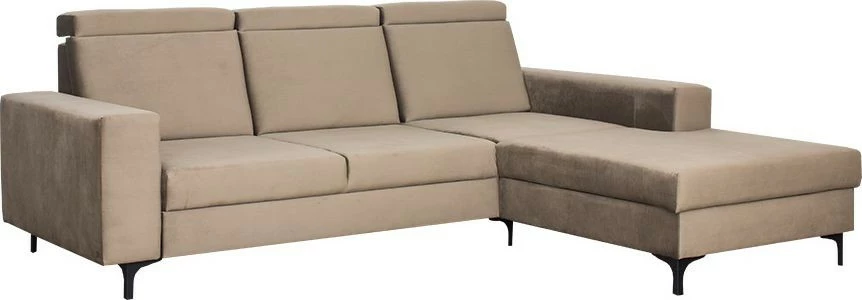 Narożnik Sydney (plusz brąz) prawy