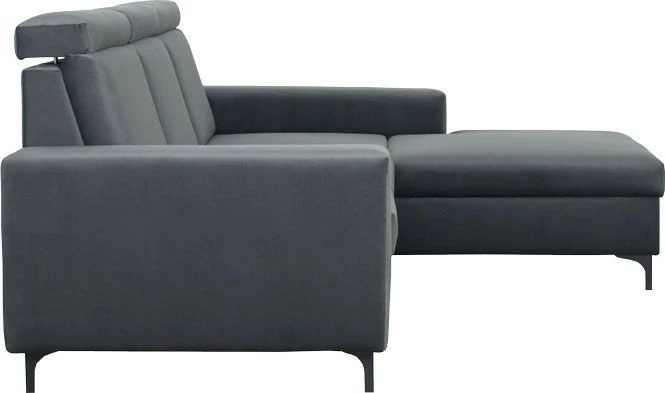 Narożnik Sydney (plusz grafit) prawy 