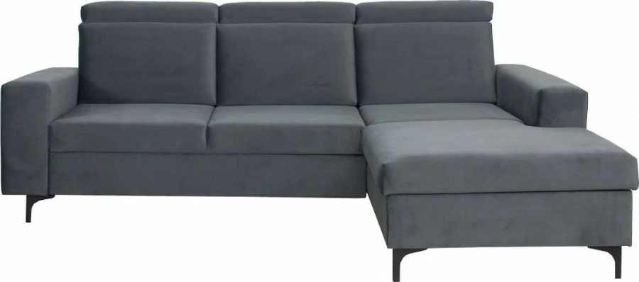 Narożnik Sydney (plusz grafit) prawy 