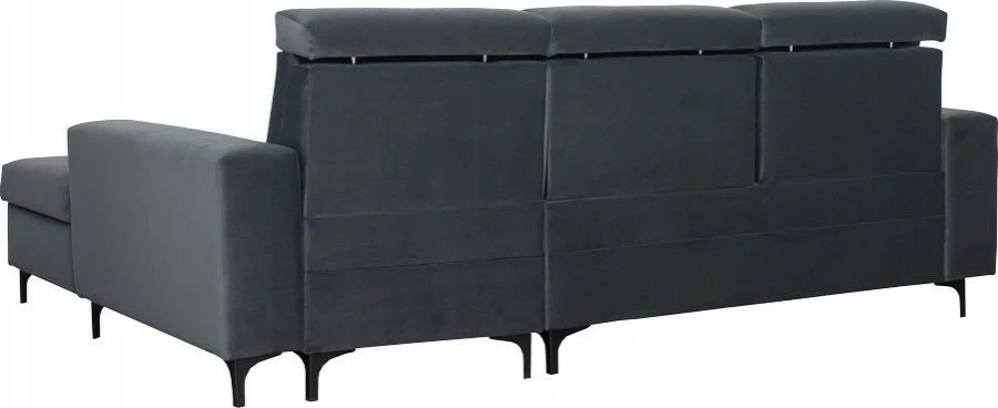 Narożnik Sydney (plusz grafit) prawy 