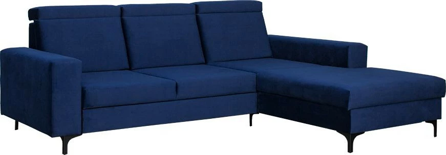 Narożnik Sydney (plusz granat) prawy