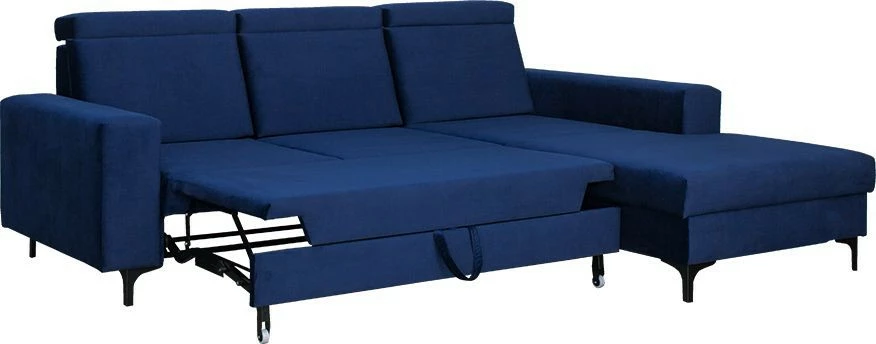 Narożnik Sydney (plusz granat) prawy 