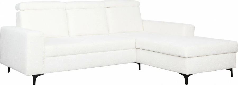 Narożnik Sydney (boucle kremowy) prawy