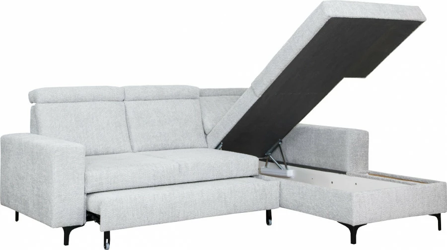 Narożnik Sydney (boucle szary) prawy