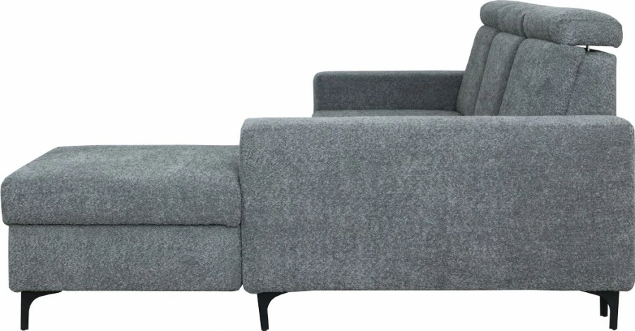 Narożnik Sydney (boucle grafit) prawy