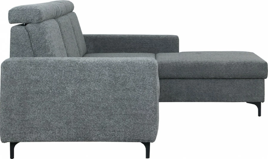 Narożnik Sydney (boucle grafit) prawy