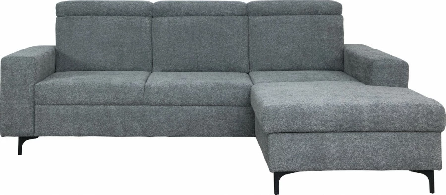 Narożnik Sydney (boucle grafit) prawy