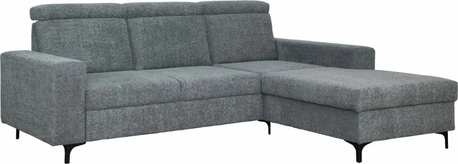 Narożnik Sydney (boucle grafit) prawy 