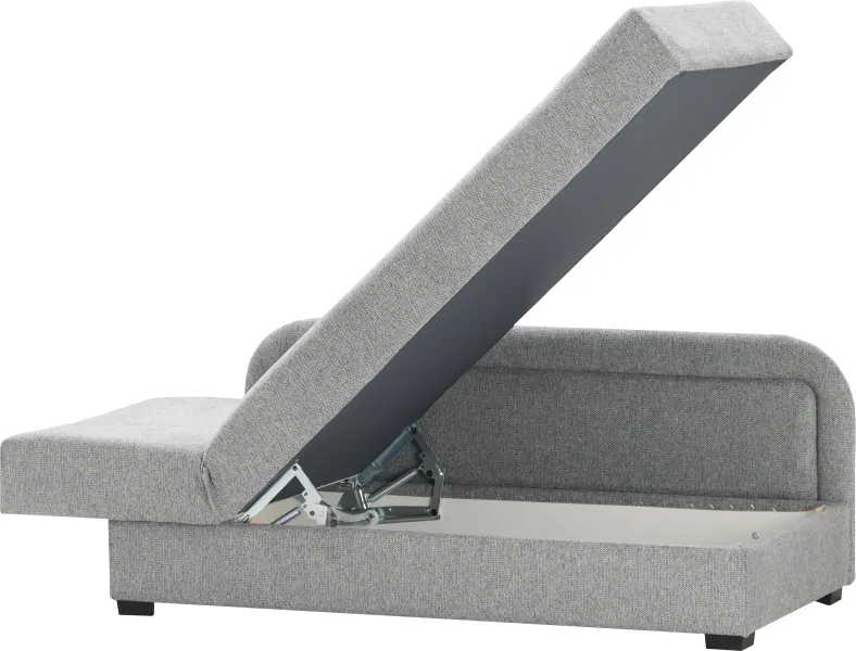 Tapczan Dawid lewy (rojal szary)