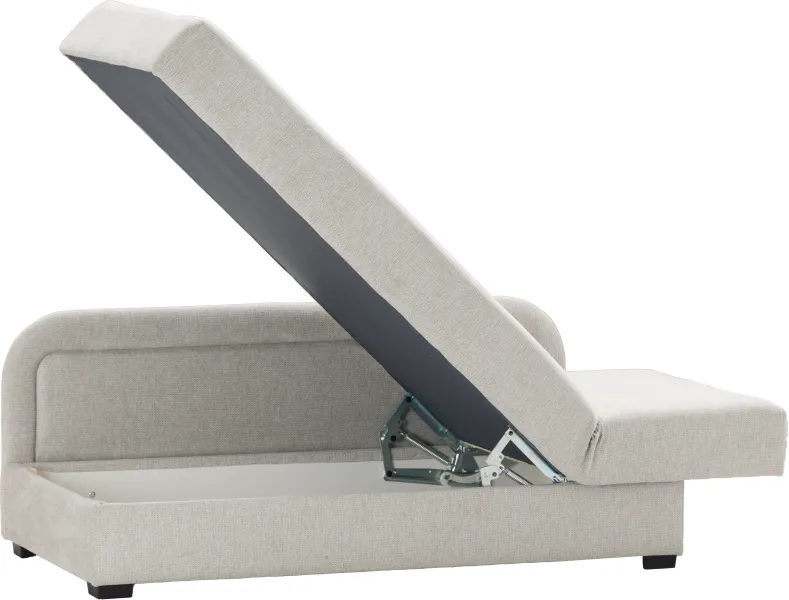 Tapczan Dawid prawy (rojal jasny szary)