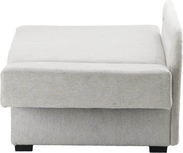 Tapczan Dawid prawy (rojal jasny szary)