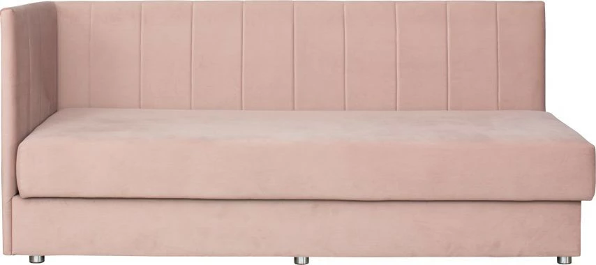 Tapczan Manilla lewy (plusz róż) 