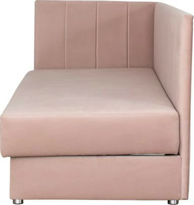 Tapczan Manilla lewy (plusz róż) 