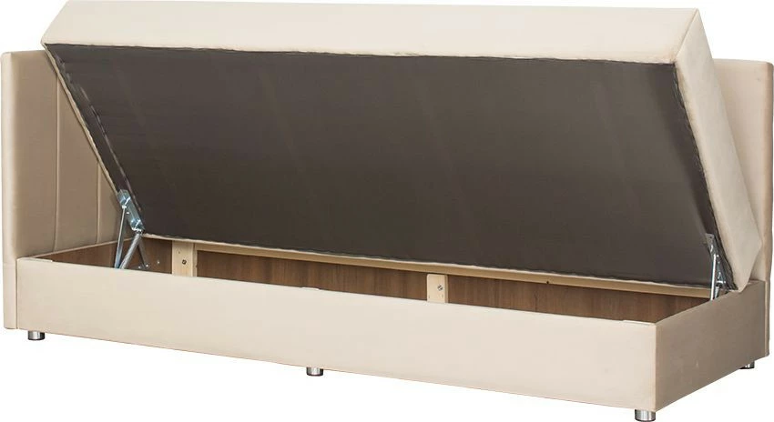 Tapczan Manilla lewy (plusz beż)