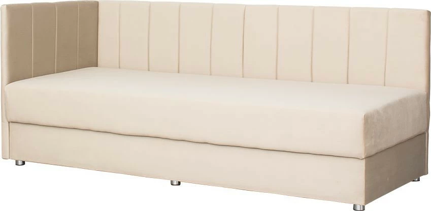 Tapczan Manilla lewy (plusz beż) 