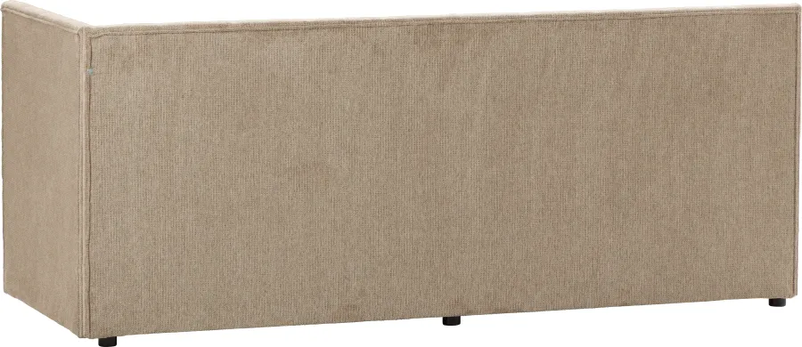 Tapczan Manilla prawy (rojal latte) 