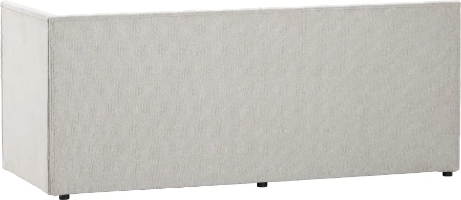 Tapczan Manilla prawy (rojal jasny szary) 