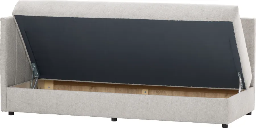 Tapczan Manilla lewy (rojal jasny szary)