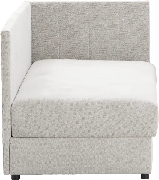 Tapczan Manilla lewy (rojal jasny szary) 