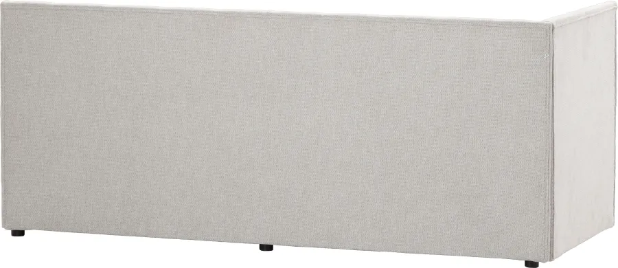 Tapczan Manilla lewy (rojal jasny szary)