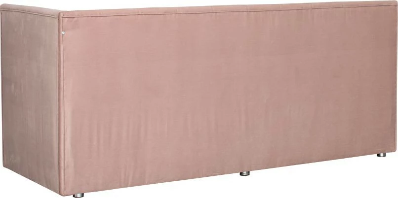 Tapczan Manilla prawy (plusz róż) 