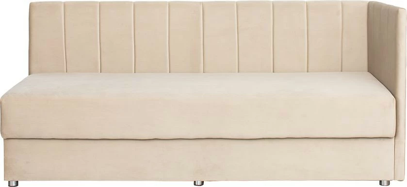 Tapczan Manilla prawy (plusz beż) 