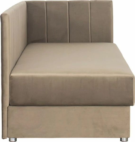 Tapczan Manilla prawy (plusz brąz)