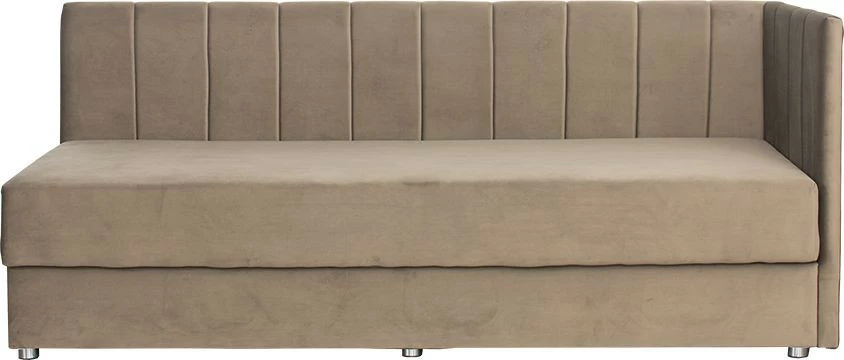 Tapczan Manilla prawy (plusz brąz)