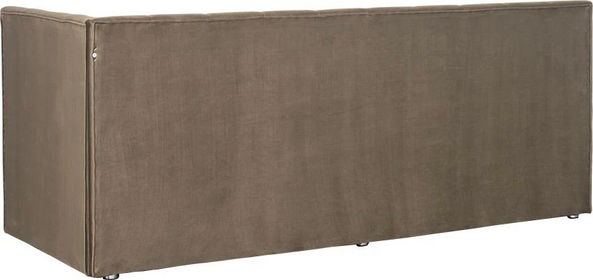 Tapczan Manilla prawy (plusz brąz) 