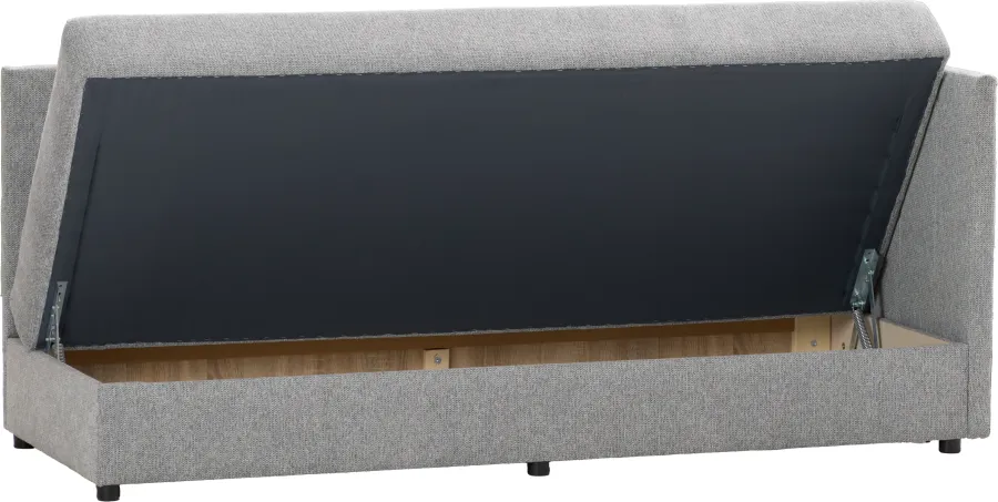 Tapczan Manilla prawy (rojal szary)