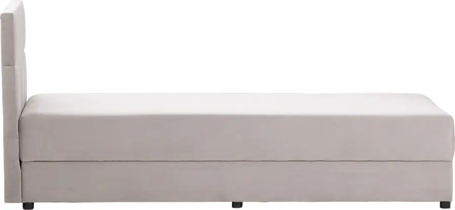 Tapczan Rio (plusz srebrzysty)