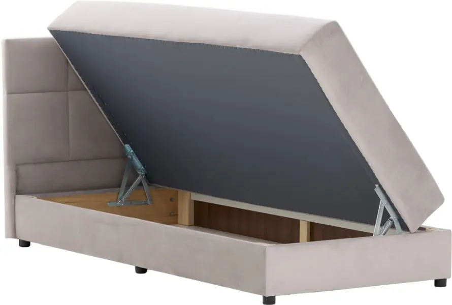 Tapczan Rio (plusz srebrzysty)